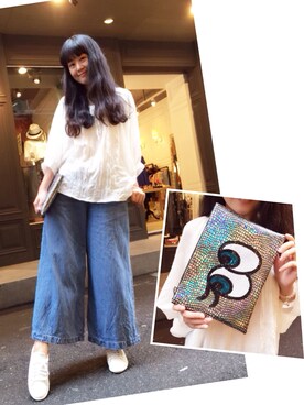 「blingbling」｜丁叮さん（レディース・158cm）の春コーディネート