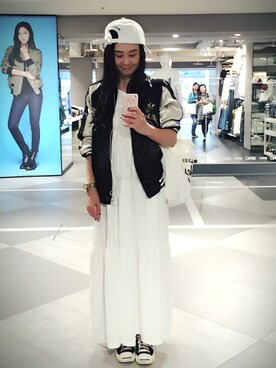 「橫須賀」｜丁叮さん（レディース・158cm）の春コーディネート