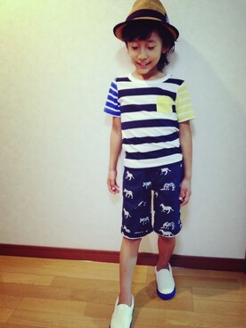 chakoさん（キッズ・120cm）の夏コーディネート