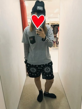「ベンデイビス」｜「アイテム（ニットキャップ/ビーニー）」を使った、みゅうさん（レディース・160cm）の秋コーディネート