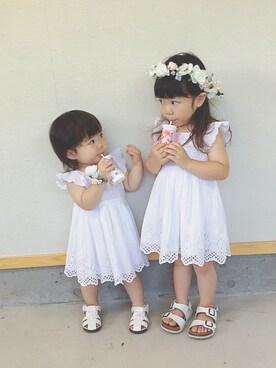 「babygap」｜「アイテム（ラッピングキット）」を使った、rinka⋆*さん（キッズ・90cm）の夏コーディネート
