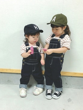 rinka⋆*さん（キッズ・90cm）の秋コーディネート