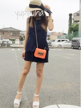 riiiii_yuparipaさん（レディース・152cm）の夏コーディネート