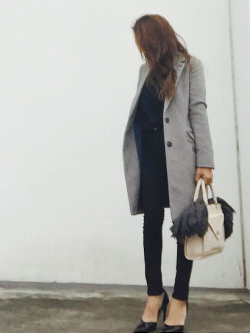 Riiiii Yuparipa Guのチェスターコートを使ったコーディネート Wear