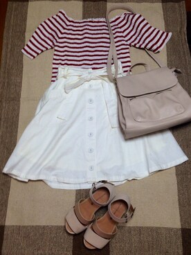 のーさん（レディース・155cm）の夏コーディネート