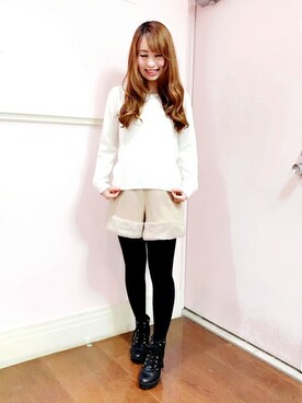 「LODISPOTTO（ロディスポット）のアイテム」を使った、LODISPOTTO OFFICIALさん（レディース・158cm）の秋コーディネート