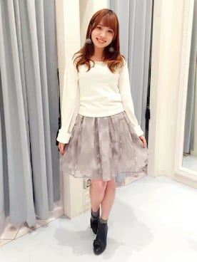 「LODISPOTTO（ロディスポット）のアイテム」を使った、LODISPOTTO OFFICIALさん（レディース・155cm）の秋コーディネート