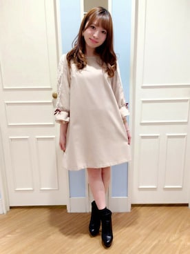 「LODISPOTTO（ロディスポット）のアイテム」を使った、LODISPOTTO OFFICIALさん（レディース・155cm）の秋コーディネート