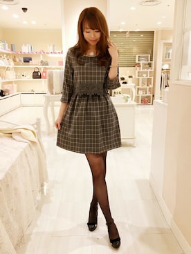 「LODISPOTTO（ロディスポット）のアイテム」を使った、LODISPOTTO OFFICIALさん（レディース・162cm）の秋コーディネート