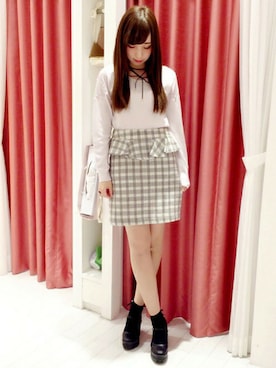 「LODISPOTTO（ロディスポット）のアイテム」を使った、LODISPOTTO OFFICIALさん（レディース・160cm）の秋コーディネート