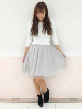 「LODISPOTTO（ロディスポット）のアイテム」を使った、LODISPOTTO OFFICIALさん（レディース・165cm）の冬コーディネート