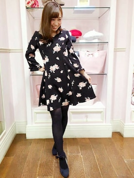 「LODISPOTTO（ロディスポット）のアイテム」を使った、LODISPOTTO OFFICIALさん（レディース・158cm）の冬コーディネート