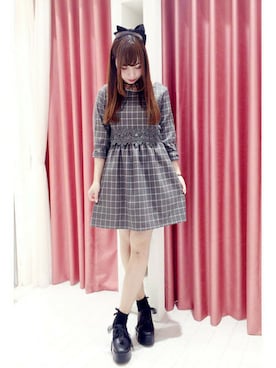 「LODISPOTTO（ロディスポット）のアイテム」を使った、LODISPOTTO OFFICIALさん（レディース・160cm）の冬コーディネート