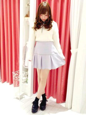 「LODISPOTTO（ロディスポット）のアイテム」を使った、LODISPOTTO OFFICIALさん（レディース・160cm）の冬コーディネート