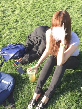 「Marc by Marc Jacobs（マークバイマークジェイコブス）のアイテム（その他シューズ）」を使った、美々💨さん（レディース・172cm）の秋コーディネート