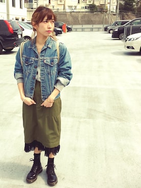 caroさん（レディース・157cm）の春コーディネート