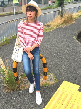 caroさん（レディース・157cm）の春コーディネート