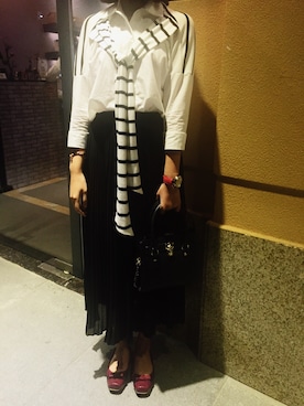 「淑女風コーデ」｜yamさん（レディース・158cm）の秋コーディネート