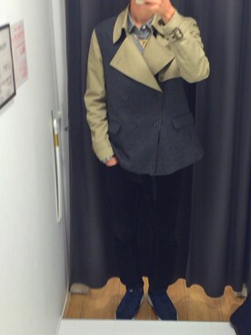 「JOHN LAWRENCE SULLIVAN accessory（ジョンローレンスサリバンアクセサリー）のアイテム」を使った、けんさん（メンズ・173cm）の春コーディネート