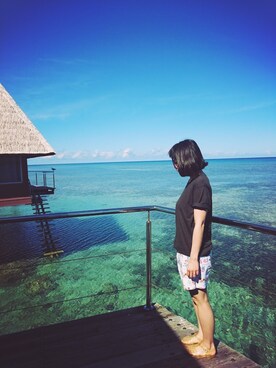 「UMO（ウモ）のアイテム」を使った、ゆっぴりっぽうさん（レディース・160cm）の秋コーディネート