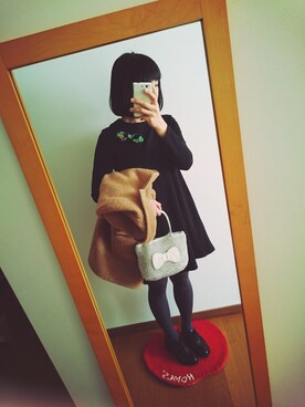 「Reene（リーネ）のアイテム」を使った、ゆっぴりっぽうさん（レディース・160cm）の冬コーディネート