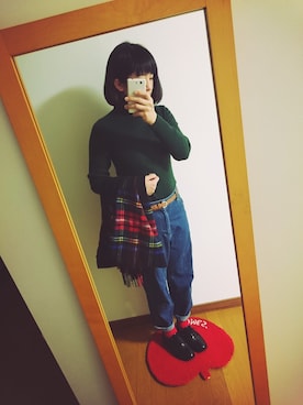 「Reene（リーネ）のアイテム」を使った、ゆっぴりっぽうさん（レディース・160cm）の冬コーディネート