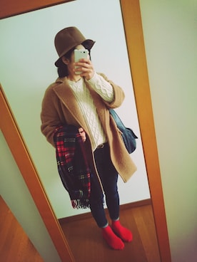 「アイテム（福袋/福箱）」を使った、ゆっぴりっぽうさん（レディース・160cm・30代）の冬コーディネート
