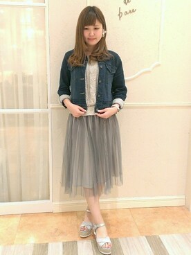 RIKAさん(レディース・157cm)の春コーディネート