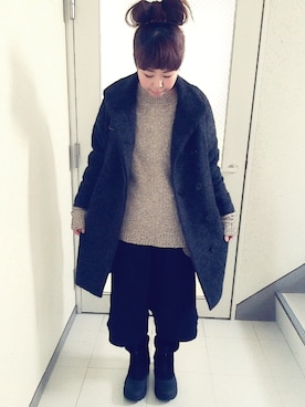 neneさん（レディース・158cm）の冬コーディネート