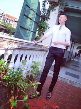 ITsSiJiAnliさん（メンズ・190cm）の冬コーディネート