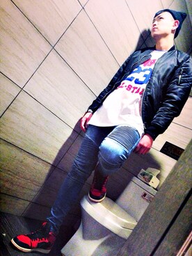 ITsSiJiAnliさん（メンズ・190cm）の冬コーディネート