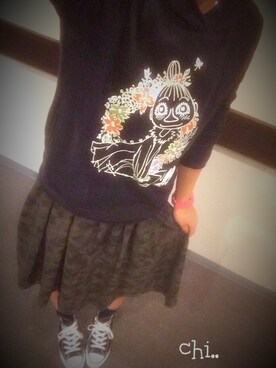 「アイテム（アナログ腕時計、ピンク系）」を使った、cohiroさん（レディース・157cm）の秋コーディネート