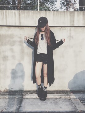 「VII&CO（VII&CO）のアイテム（その他シューズ）」を使った、TSAIさん（レディース・158cm）の秋コーディネート