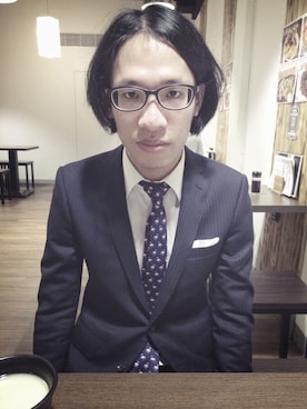 「BEAUTY&YOUTH UNITED ARROWS（ビューティーアンドユースユナイテッドアローズ）のアイテム（セットアップ）」を使った、Weiting Liuさん（メンズ・166cm）の夏コーディネート