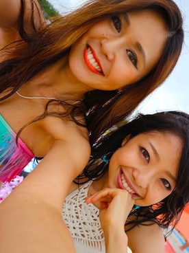 「アイテム（水着/着物・浴衣）」を使った、Nozomi.sさん（レディース・153cm）の夏コーディネート