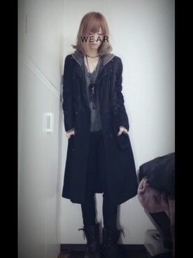 「NUMBER (N)INE（ナンバーナイン）のアイテム（その他アウター）」を使った、雛形雛       ヒナガタヒイナさん（メンズ・170cm）の春コーディネート