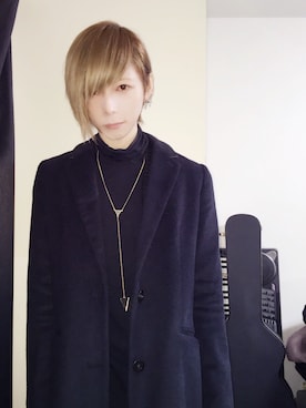 「FOREVER 21（フォーエバー トゥエンティーワン）のアイテム（アクセサリー）」を使った、雛形雛       ヒナガタヒイナさん（メンズ・170cm）の冬コーディネート