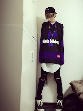 「40ozのアイテム」を使った、雛形雛       ヒナガタヒイナさん（メンズ・170cm）の春コーディネート