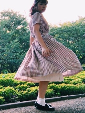 「EDWIN」｜「アイテム（その他シューズ）」を使った、菜ゑてゃんさん（レディース・153cm）の秋コーディネート
