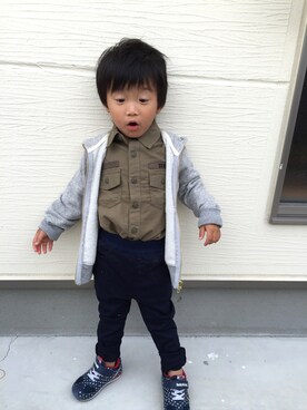 chibimama❤︎さん(キッズ・100cm)の秋コーディネート