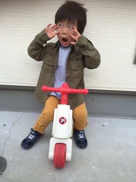 chibimama❤︎さん(キッズ・100cm)の秋コーディネート