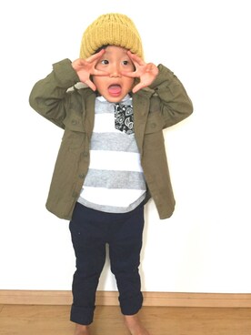 chibimama❤︎さん(キッズ・100cm)の秋コーディネート