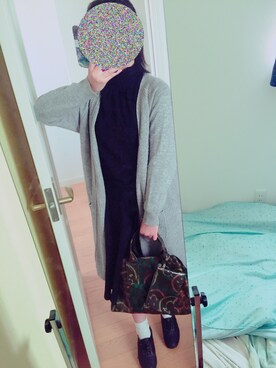 「グリッター」｜「アイテム（その他シューズ）」を使った、春さん（レディース・152cm）の秋コーディネート