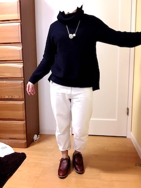 「haco!（ハコ）のアイテム（その他シューズ）」を使った、春さん（レディース・152cm）の冬コーディネート