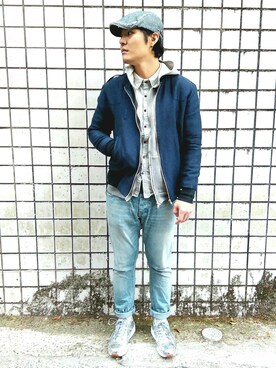 「insight（インサイト）のアイテム」を使った、KjYangさん（メンズ・172cm）の冬コーディネート