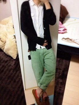 「BACKNUMBER」｜「アイテム（その他シューズ）」を使った、norihiro さん（メンズ・170cm）の秋コーディネート