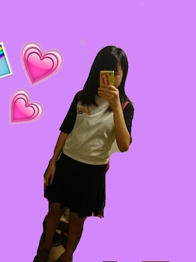 「原宿系」｜「アイテム（財布/小物）」を使った、ななぽんぬさん（レディース・160cm）の夏コーディネート