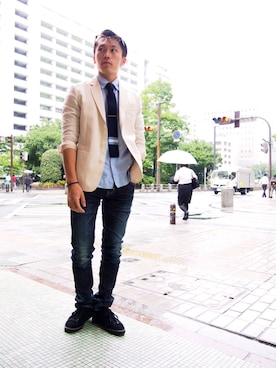 Tatsuhiro_Fujimatsuさん(メンズ・170cm)の夏コーディネート