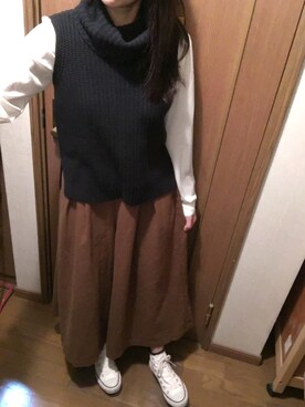 yuさん（レディース・157cm）の春コーディネート