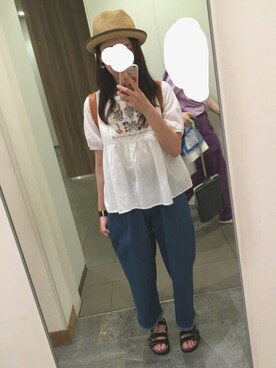 yuさん(レディース・157cm)の夏コーディネート